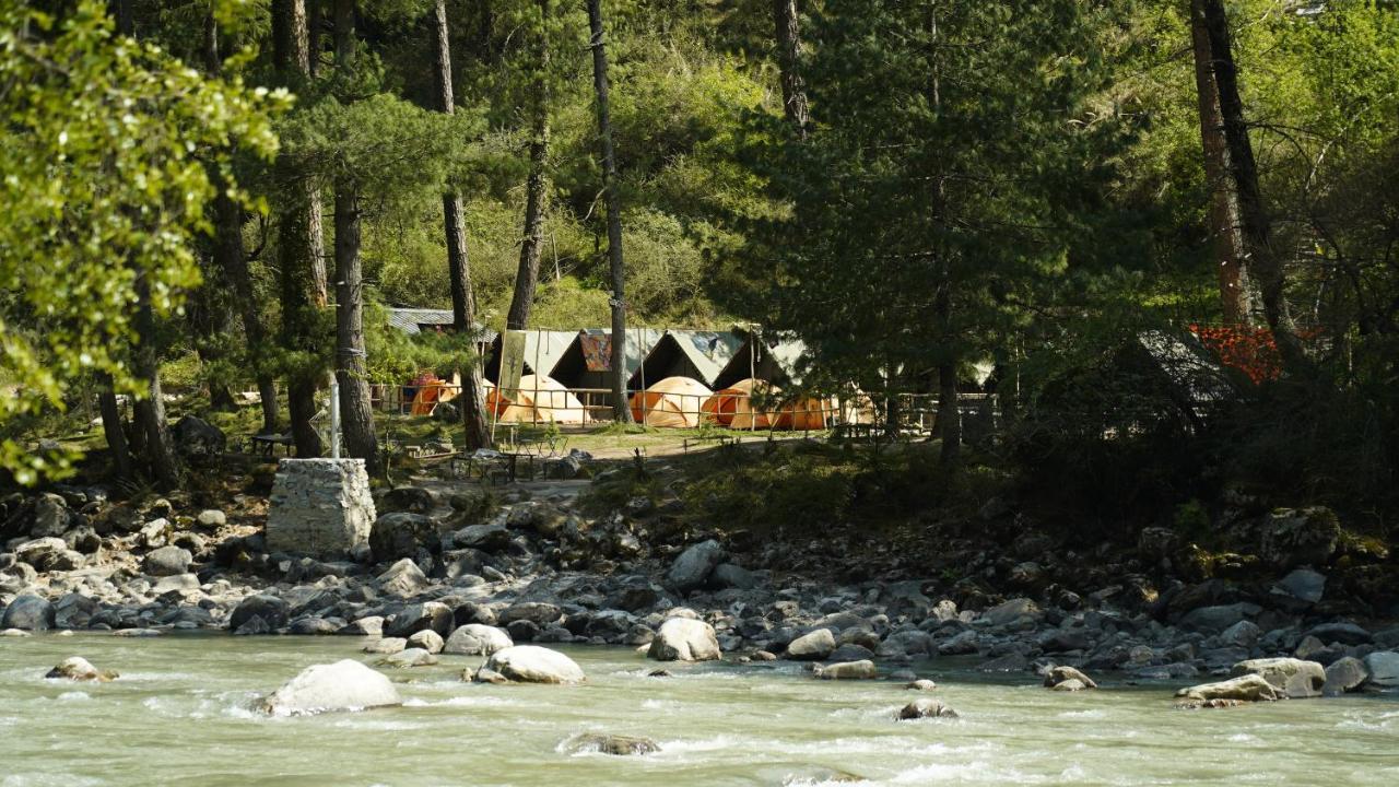 Himtrek Riverside Camps, Kasol Exteriér fotografie